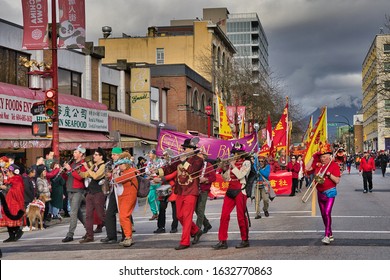 Chines New Year Parade 2020 : Vancouver, British Columbia, Canada: 26 January 2020