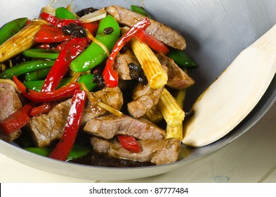 Chinese Black Bean Beef Stir Fry