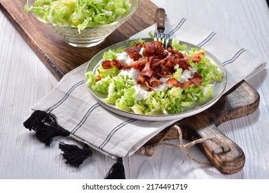 Chinese Cabbage Salad With Blue Cheese Dressing