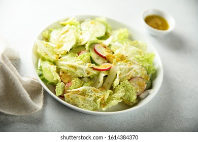 Chinese Cabbage Salad With Radish And Cucumber