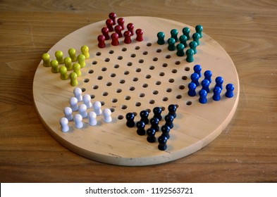 chinese board game with marbles