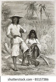 Chinese Coolies Asian Slaves Cuba Created Stock Photo 85157386 ...