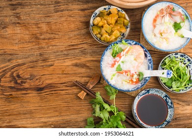 Chinese Cuisine:a Casserole  Seafood Porridge.seafood Porridge