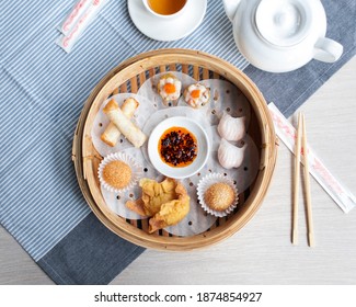 Chinese Dim Sum, Top View