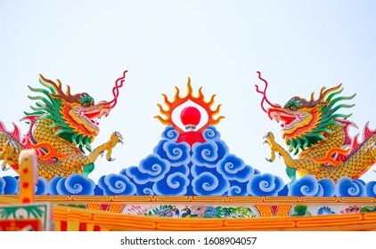 Chinese Dragon Aesthetic Temple Stock Photo Edit Now