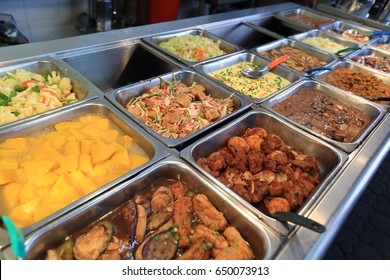 Chinese Fast Food Buffet Food In Restaurant