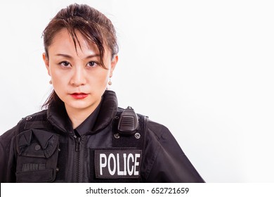 Chinese Female Police Officer