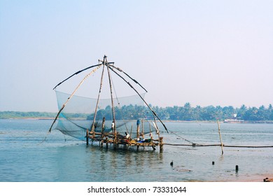 Chinese Fishing Nets In Fort Cochin, India