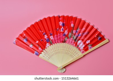 Chinese Folding Fan. Accessory Traditional China.