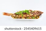 Chinese food Braised bigeye fish