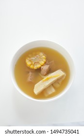 Chinese Food, Corn And Kuzu Root Fish Soup