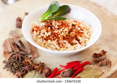 Chinese Food, Noodles With Soy Bean Paste, Beijing Food