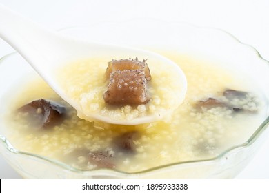 Chinese Food Nutrition Sea Cucumber Millet Congee