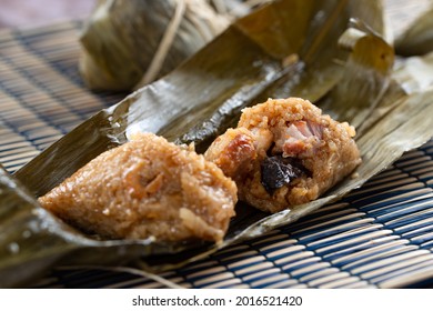 Chinese glutinous rice dumplings zongzi for dragon boats festival