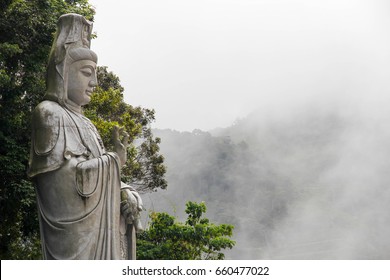 Chinese Goddess Of Mercy, Guanyin Statue At Genting Highlands