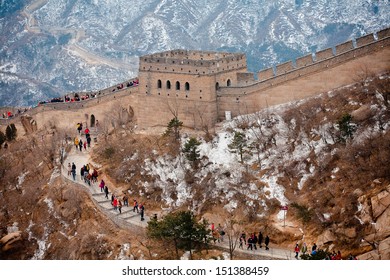 Chinese Great Wall In Winter