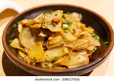 Chinese Home Cooking Cuisine Dry Pot Potato Chips