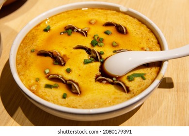 Chinese Home Cooking Seafood Steamed Egg