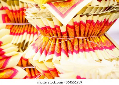 Chinese Joss Paper, traditional for passed away ancestor's spirits with selective focus