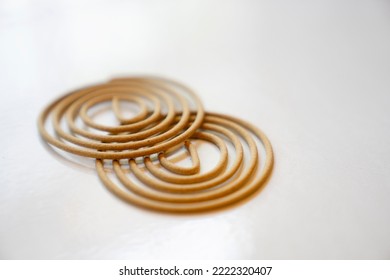 Chinese Joss Sticks On White Background