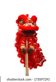 Chinese Lion Costume Used During Chinese New Year Celebration