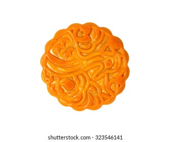  Chinese Mooncake Isolated On White Background