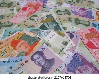 Chinese Pakistani Currency Chinese Yuan Pakistani Stock Photo