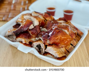 Chinese Roast Duck In A Takeaway Box