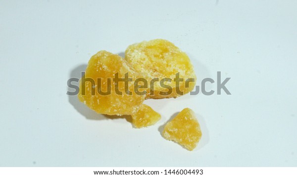 Chinese Rock Sugar Irregular Lumps Crystallized Stock Photo Edit