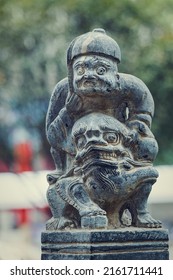 Chinese Sculpture. China. Chinese Art In Street Performance.