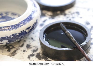 Chinese Traditional Brush Pen And Ink For Calligraphy