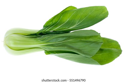 Chinese Vegetable cabbage on white background