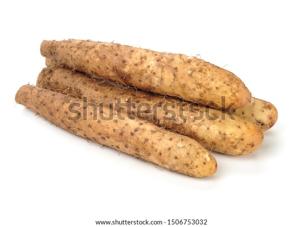 Chinese Yam Leaves Isolated On White Stock Photo Edit Now 1506753032