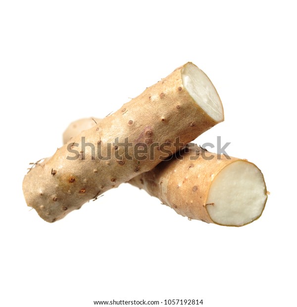 Chinese Yam On White Stock Photo Edit Now 1057192814