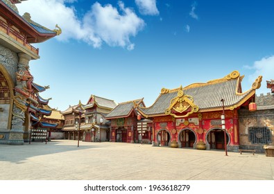 Chinese-style Ancient Architecture, Hainan, China.