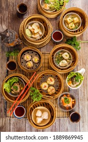 Chinese-Thai Style Steamed Food (Dimsum), A Kind Of Local Breakfast Of Chinese-Thai People Who Live In Southern Part Of Thailand