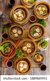 Chinese-Thai Style Steamed Food (Dimsum), A Kind Of Local Breakfast Of Chinese-Thai People Who Live In Southern Part Of Thailand