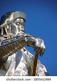 Chinggis Khan Statue In Tsonjin Boldog, Mongolia