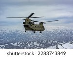 Chinook flight through Hindu Kush