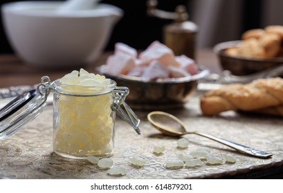 Chios Mastic Tears In A Glass Jar