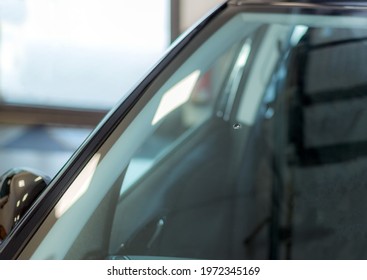 Chip In A Cars Windscreen