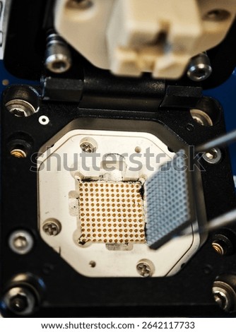 Chip test socket and circuit board