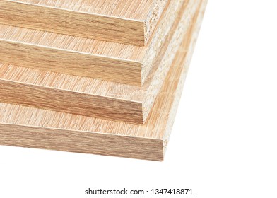 Chipboard Book Shelf, Isolated On White Background