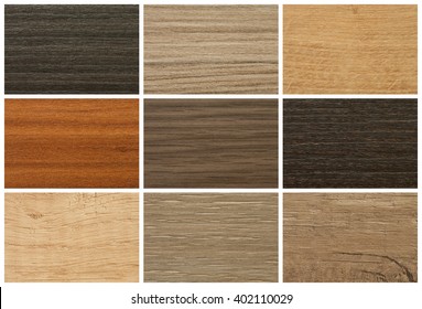 Chipboards, color palette and texture for furniture 