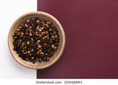 Chipotle Pepper Flakes In A Bowl