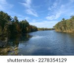 Chippewa Flowage in the Hayward Wisconsin area on a fall day