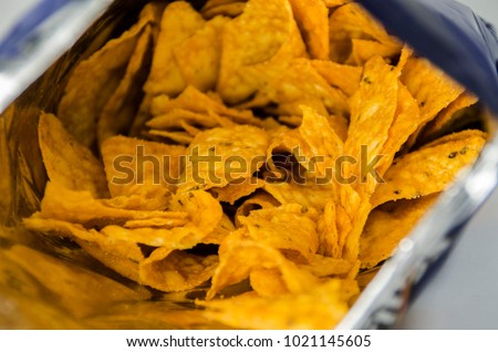 Chips / Nachos - Selective focus