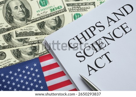CHIPS and Science Act is shown using a text