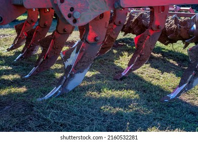 Chisel Plow For Agricultural Machine On Farm