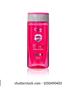 CHISINAU, MOLDOVA - Marth 20, 2018: Cien Shine Shampoo manufacturer Germany. Studio shot, isolated on white background.
